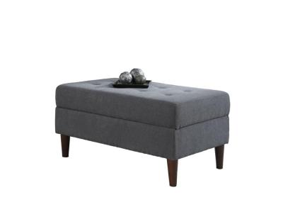 China Large Adjustable Living Room Square (Other) Adorned Fabric Ottoman Coffee Table for sale