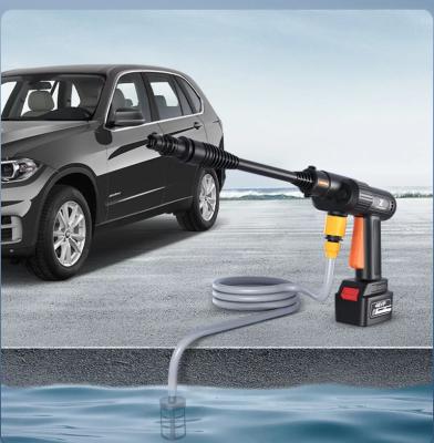 China Aluminum+Copper Household 600w Car Washer Cordless 888vf Portable High Pressure Washer Machine for sale