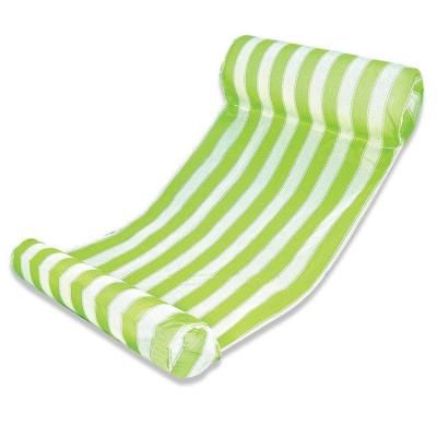 China New Multicolor Striped Water Sport Inflatable Water Floating Hammock for sale