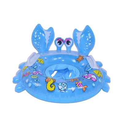 China Factory Hot Selling Water Activities Kids Crab Shape Swim Pool Float Animal Shape Seat Ring for sale