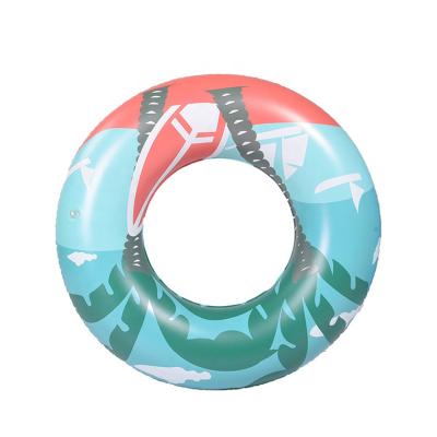 China Easy Inflatable Swim Ring For Adults With Environmental PVC Material for sale