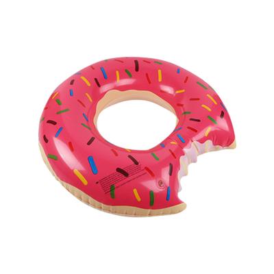 China Easy Inflatable Donut Swim Ring For Adults With Environmental PVC Material for sale