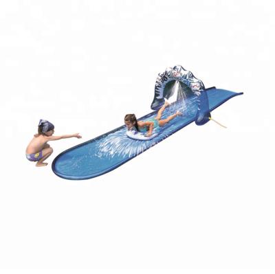 China PVC Factory Inflatable Water Slide Water Play Equipment Outdoor Water Road For Kids And Adults for sale