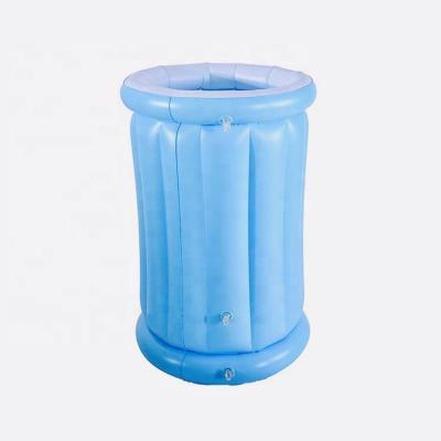 China Factory PVC Custom Viable Bottle Shape Inflatable Ice Bucket For Pool Family Party for sale