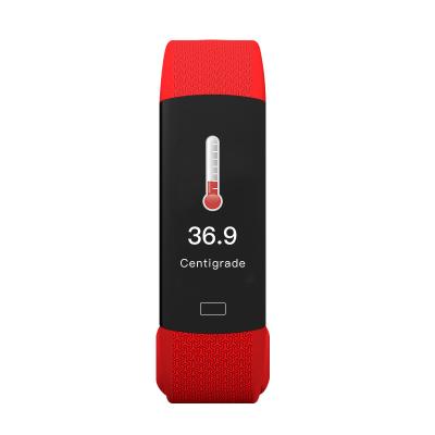 China Wifi Geili B6w Smart Wristband Body Temperature Monitoring Multifunctional Sports Wristband Smart Record Bracelet for sale