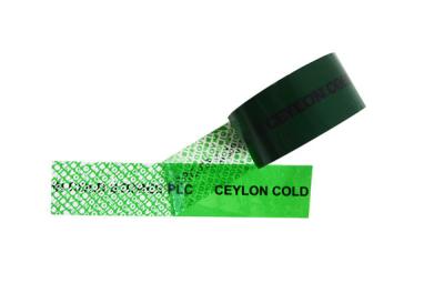 China Custom Logo Tamper Evident Security Tape Security Seal Tamper Proof Tape for sale