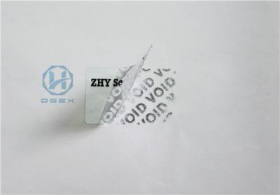 China Besetzer-Beweis-Dichtungs-Aufkleber-kundenspezifische Logo Security Label Void Sticker-Rolle zu verkaufen