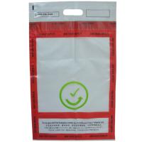 China Opaque Tamper Evident Security Bags With Multiple Barcode Serial Numbers for sale