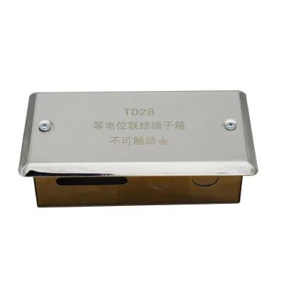 China Electric Power Transmission Electrical Box Indoor/Outdoor Switch Box Safety Stainless Steel Bottom Mount Stainless Steel Outdoor Equipotential for sale