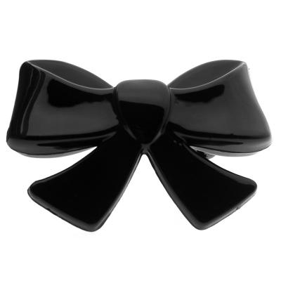 China Cute Daily Bow Girls Rosette Black Hair Clips for sale