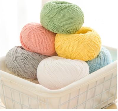 Cina Durable Crochet Twisted Cotton Yarn Anti Bacteria Multipurpose in vendita