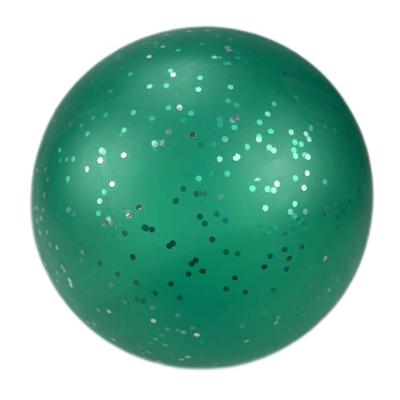 China Eco-friendly Sequin Border Inflatable Transparent Ball PVC Inflatable Beach Ball for sale