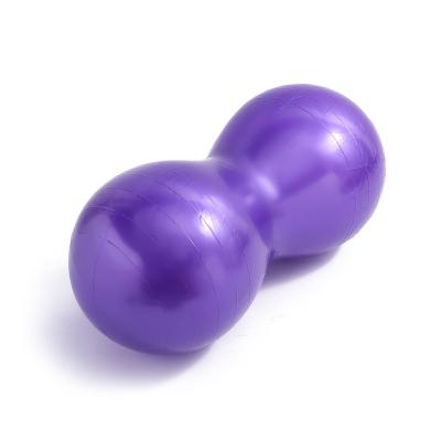 China Non-slip PVC material is suitable for home and gym peanut yoga balls for sale