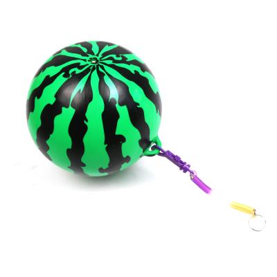 China Cheap Eco - Friendly PVC Watermelon Beach Ball With Chain For Kids for sale