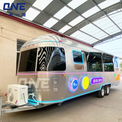 China Modern Towable Carting Trailer mobile fast airstream food trailer airstream truck beer truck travel trailers food van mobile food truck for sale