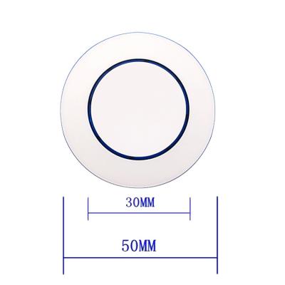 China Universal New Design AB215 White Wireless Remote Control Round Single Button RF SOS Transmitter for sale