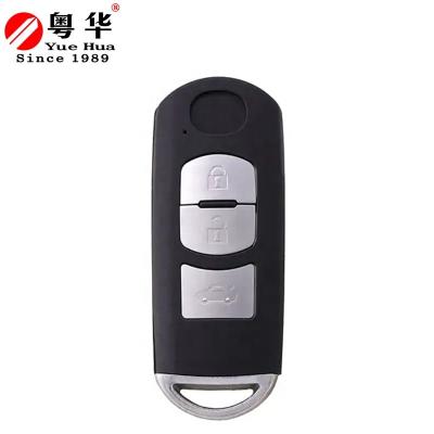 China ABS+Meterial 3 Button Car Flip Key Smart Car Key Case Remote Shell Replacement Fob Cover With Key Blade For Mazda X-5 Summit Atenza M3 M6 for sale