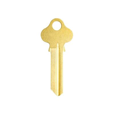 China LW5 Brass High Quality House Security Mute Key Blanks For Door Lock Gold Color Door Key Nickel Plated Brass For Key Duplicator for sale