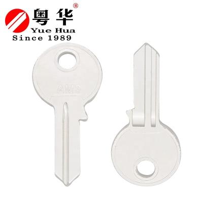 China US Market High Quality Brass Nickel Plated Door Key Blank, Wholesale Security Brass Custom Key Blanks For Locksmith Supplies for sale