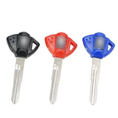 China Metal + ABS Motorcycle Keys Blanks Embryo Motorcycle Accessories Motor Key Part For Suzuki GSXR 600 750 1000 1300 Cross SV 650 Motor Car Keys for sale