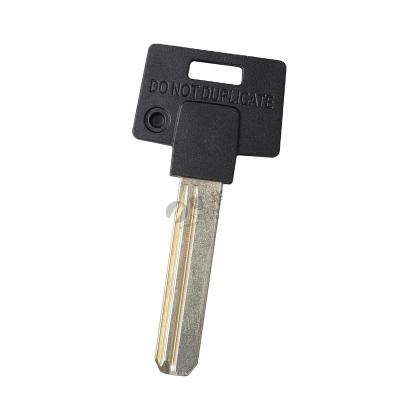 China 2020 Wholesale Free Sample Design House Key Blank Brass Mute Key Brass Safe Keyway Lock Keyway With Nickel Plated for sale