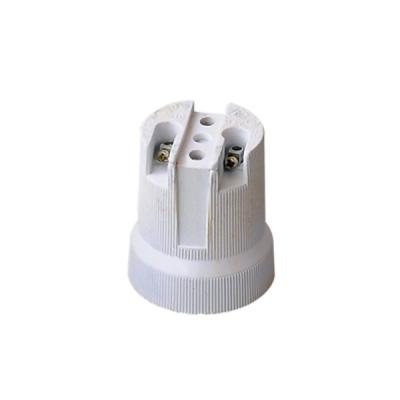 China F519 screw base e27 porcelain ceramic lamp holder for sale