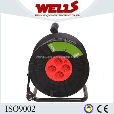 China Overheat Protector Extension Universal Electrical Cable Reel for sale