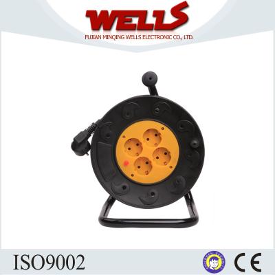 China Home Appliance Good Quality 4 Outlets European Type Electrical Cable Reel, Extension Reel for sale