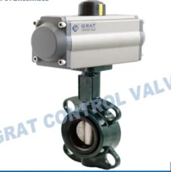 China Pneumatische besturing WCB Butterfly Valve DN15 - DN600 Te koop