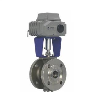 China AC220V 6.4MPa SS316L Flange Ball Valve With Power Off Automatic Reset Function for sale