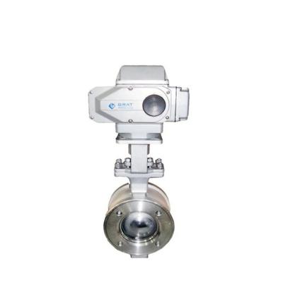 China IP67 Stainless Steel Electric Control Valve AC220V Actuator Control Water Ball Valve for sale