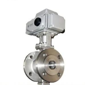 China SS Electric Control Valve Flange Connection Dn15 - Dn250 Ball Valve For Water Gas Oil for sale