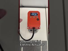 20NM Miniature Size IOT Electric Actuator For Stainless Steel Thread Type Ball Valve 