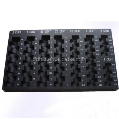 China Sustainable Convenient Serving Plastic Coin Tray for sale