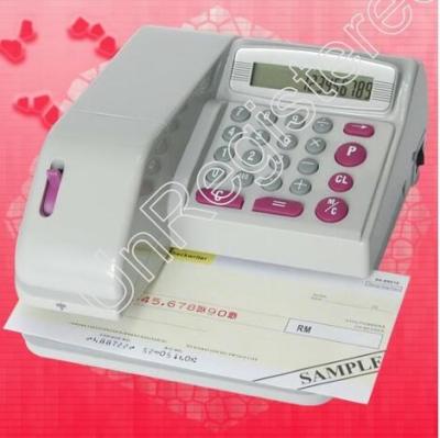 China Electronic check personalizing machine with 14 digit LCD display SE-310 for sale