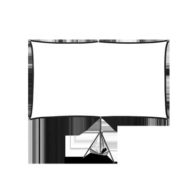 China Light 100 Inch 16/9 Portable Foldable Multifunctional Projector Screen for sale