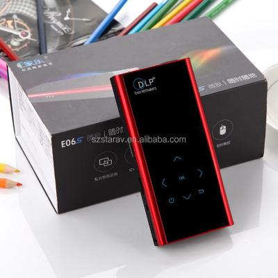 China DLP Home Project For E06S Smart Touch Keys Micro DLP Projection Android WiFi LED Projector for sale