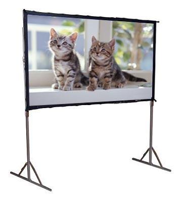 China High Quality Quick Fold Screen Rear Projection Screen Fabric 150 Inch Gray Projector Screen For Window Exhibition for sale