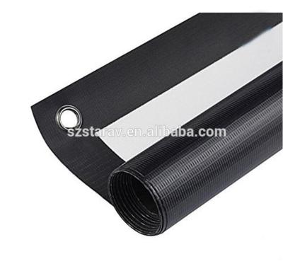 China Wall Mounted Cheapest Simple Projection Screen Fabric Roll Up PVC Projection Curtain for sale