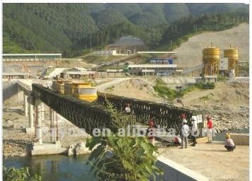 China temporary bailey bridge/compact panel bridge for sale