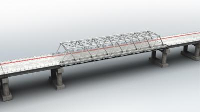 China Permanent Steel Truss Bridge  for sale