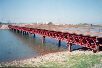 China Ponte de Bailey pré-fabricada do delta/ponte de fardo de aço com construção de aço à venda