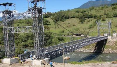 China Steel Bailey Suspension Bridge for sale