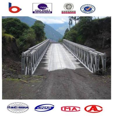 China 321-Type Bailey Bridge Single lane DSR, galvanized,temporary steel bridge ,truss bridge for sale