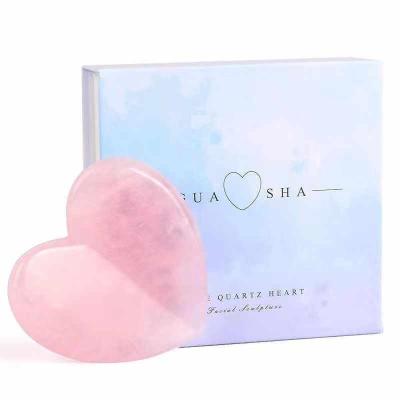 China New product portable/cool/comfortable custom jade face rose gua sha massage tool for sale