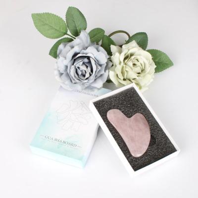 China Custom Portable/Cool/Comfortable Jade Face Rose Gua Sha Horn for sale