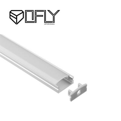 China Oberfläche brachte Aluminium-LED-Profil-Verdrängung 17.3*8.2mm für LED-Streifen an zu verkaufen