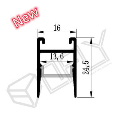 China Prismatische Abdeckung Anti-Blend Aluminium LED-Kanal Oberfläche Montierte LED-Profil zu verkaufen