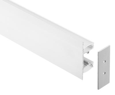 China Anodisierte LED, welche Profil-die Aluminiumkanal-Oberfläche angebracht für LED-Streifen beleuchtet zu verkaufen