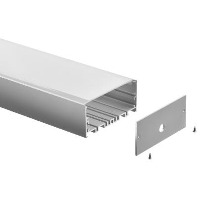 China Dekoratives Aluminium-LED Licht des großen Raum-, dasverschobenen Streifen-Kanal 80*35mm unterbringt zu verkaufen